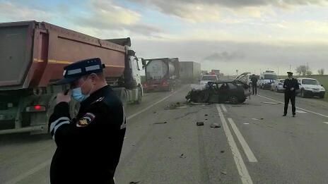 ДТП на 535-м километре автодороги Астрахань - Ставрополь ДТП на 535-м километре автодороги Астрахань - Ставрополь - РИА Новости, 1920, 01.05.2021