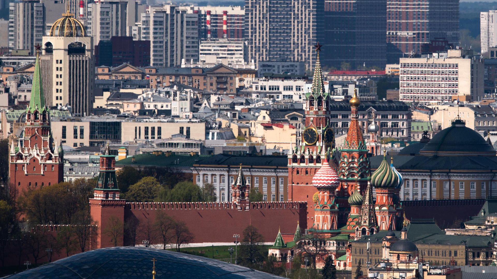 Вид на Московский Кремль - РИА Новости, 1920, 02.06.2021