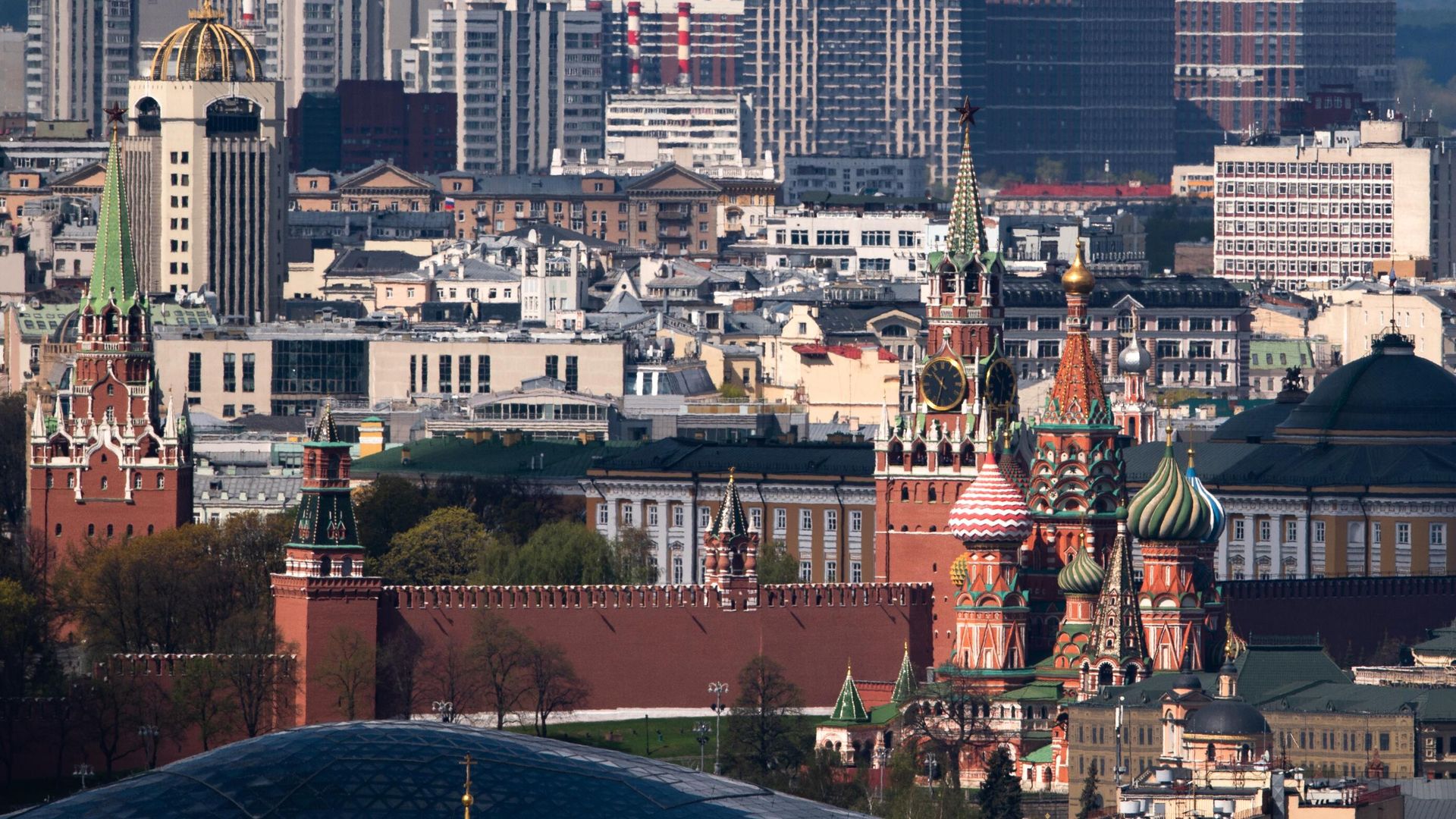 Вид на Московский Кремль - РИА Новости, 1920, 13.10.2021