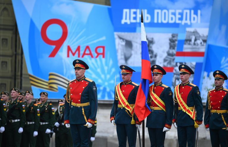 Военный парад в честь 76-й годовщины Победы