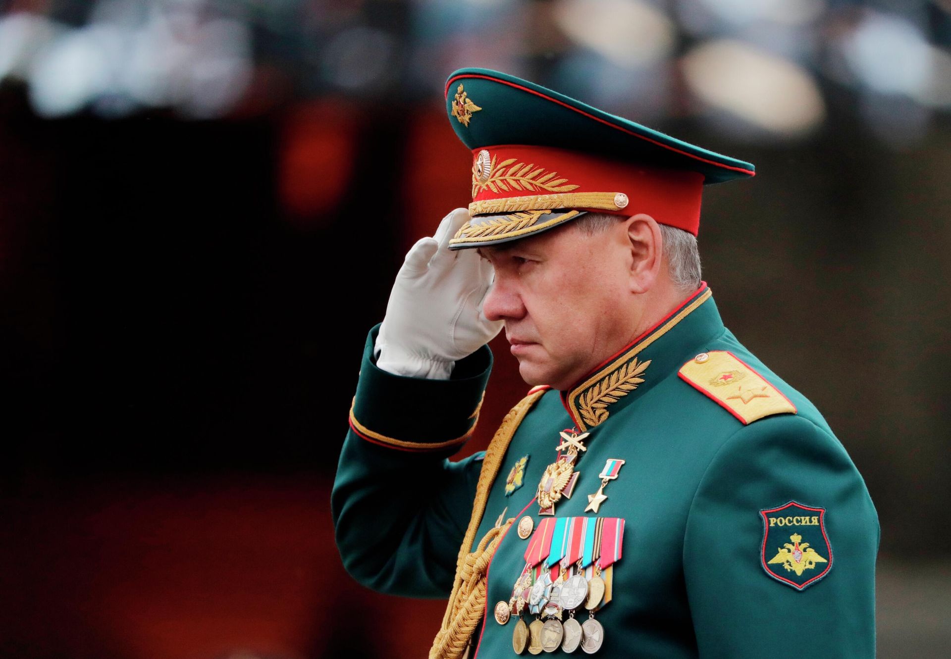 Министр обороны РФ Сергей Шойгу на военном параде в честь 76-й годовщины Победы в Великой Отечественной войне в Москве Министр обороны РФ Сергей Шойгу на военном параде в честь 76-й годовщины Победы в Великой Отечественной войне в Москве - РИА Новости, 1920, 09.05.2021