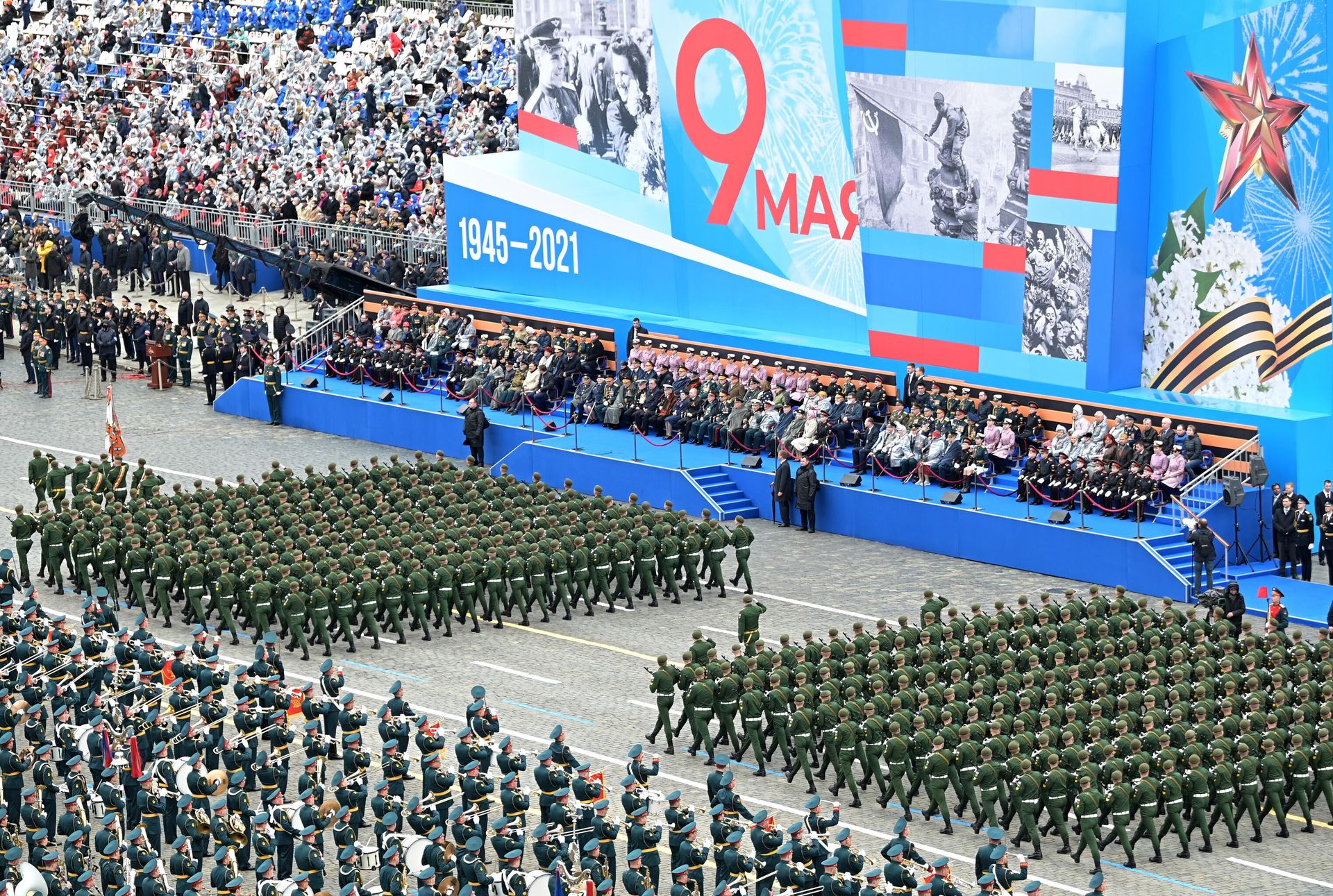 Военный парад в честь 76-й годовщины Победы Военный парад в честь 76-й годовщины Победы - РИА Новости, 1920, 09.05.2021