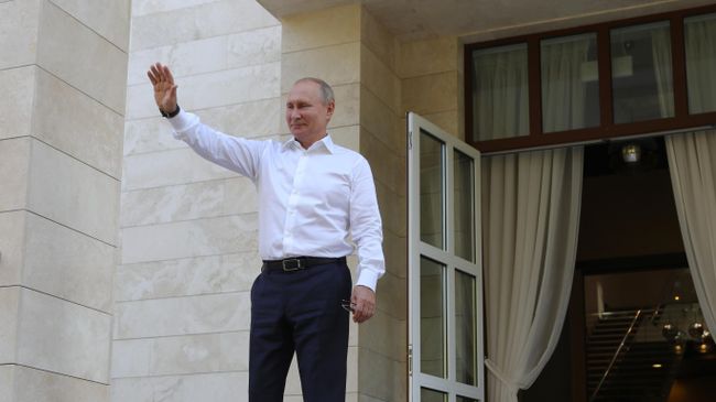 Президент РФ Владимир Путин в Сочи