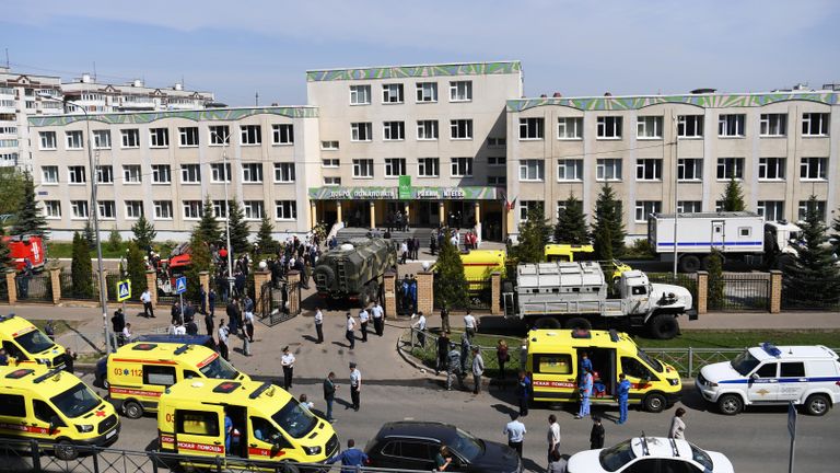 Стрельба в школе в Казани Стрельба в школе в Казани