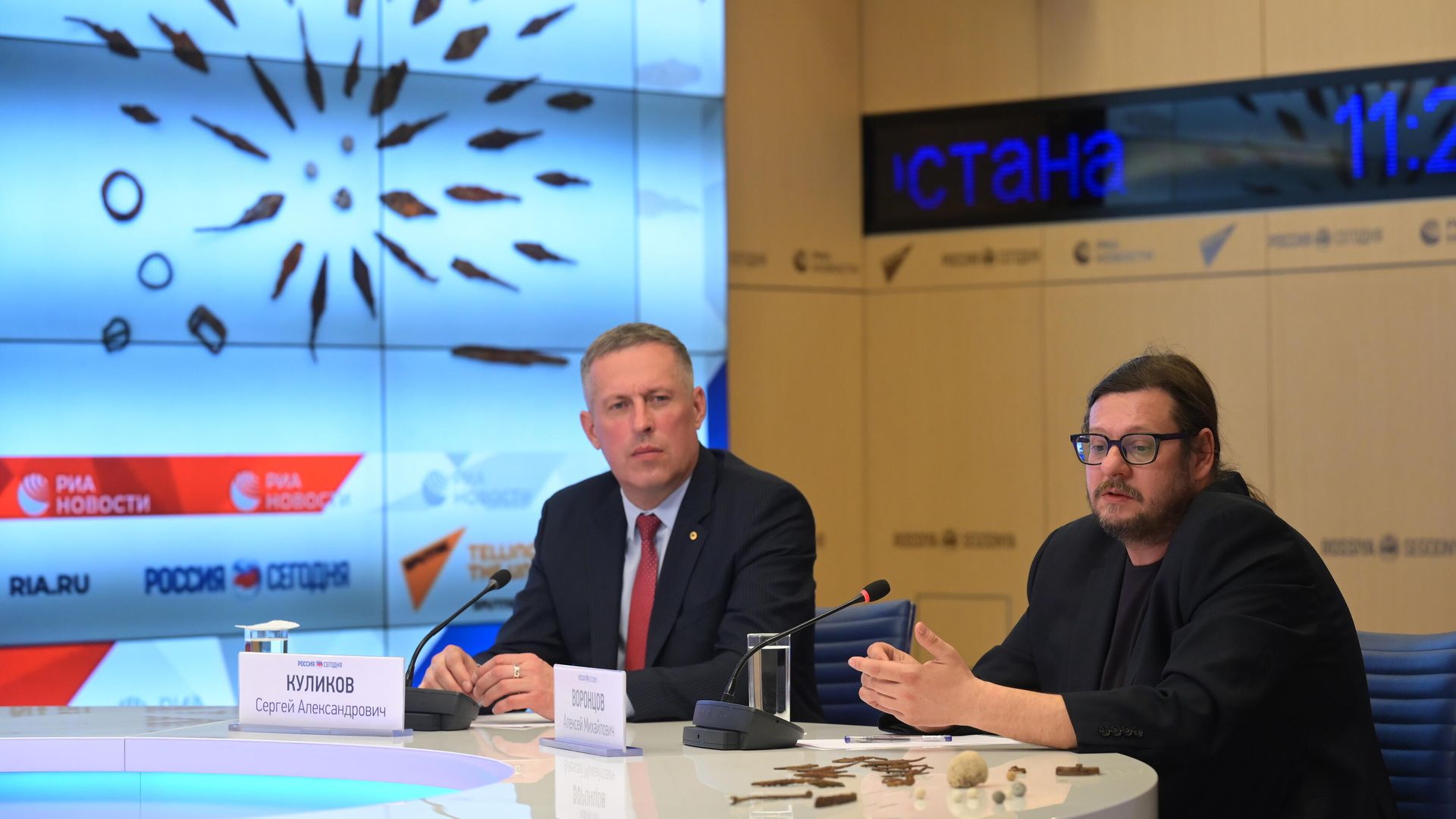 Участники онлайн-конференции, посвященной обнаружению места Судбищенской битвы - РИА Новости, 1920, 03.07.2021