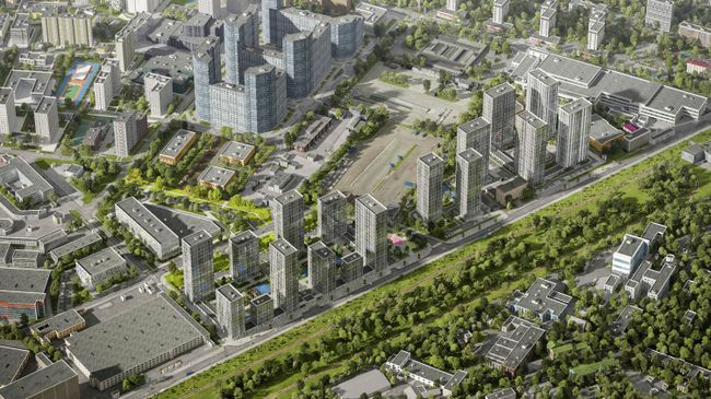 Проект ЖК в Нагатино-Садовниках в Москве