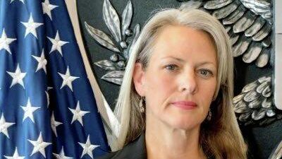 Пресс-секретарь посольства США в России Ребекка Росс Пресс-секретарь посольства США в России Ребекка Росс - РИА Новости, 1920, 15.05.2021
