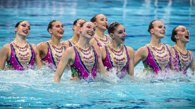 Синхронное плавание. Чемпионат Европы. Группа. Техническая программа