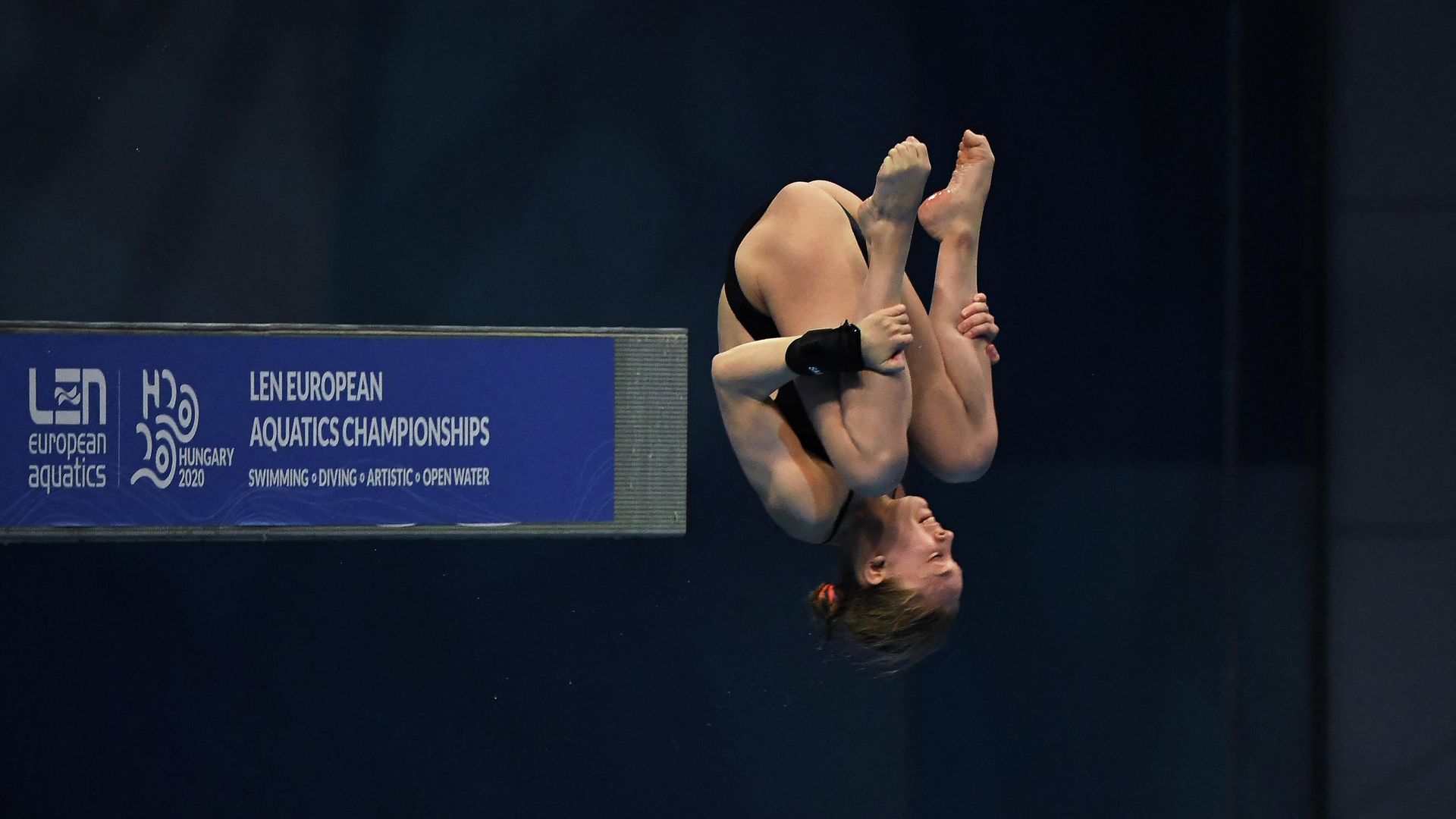 Russia's Anna Konanykhina competes in  the final of the Women's 10m Platform Diving event during the LEN European Aquatics Championships at the Duna Arena in Budapest on May 13, 2021. (Photo by Attila KISBENEDEK / AFP) - РИА Новости, 1920, 13.05.2021