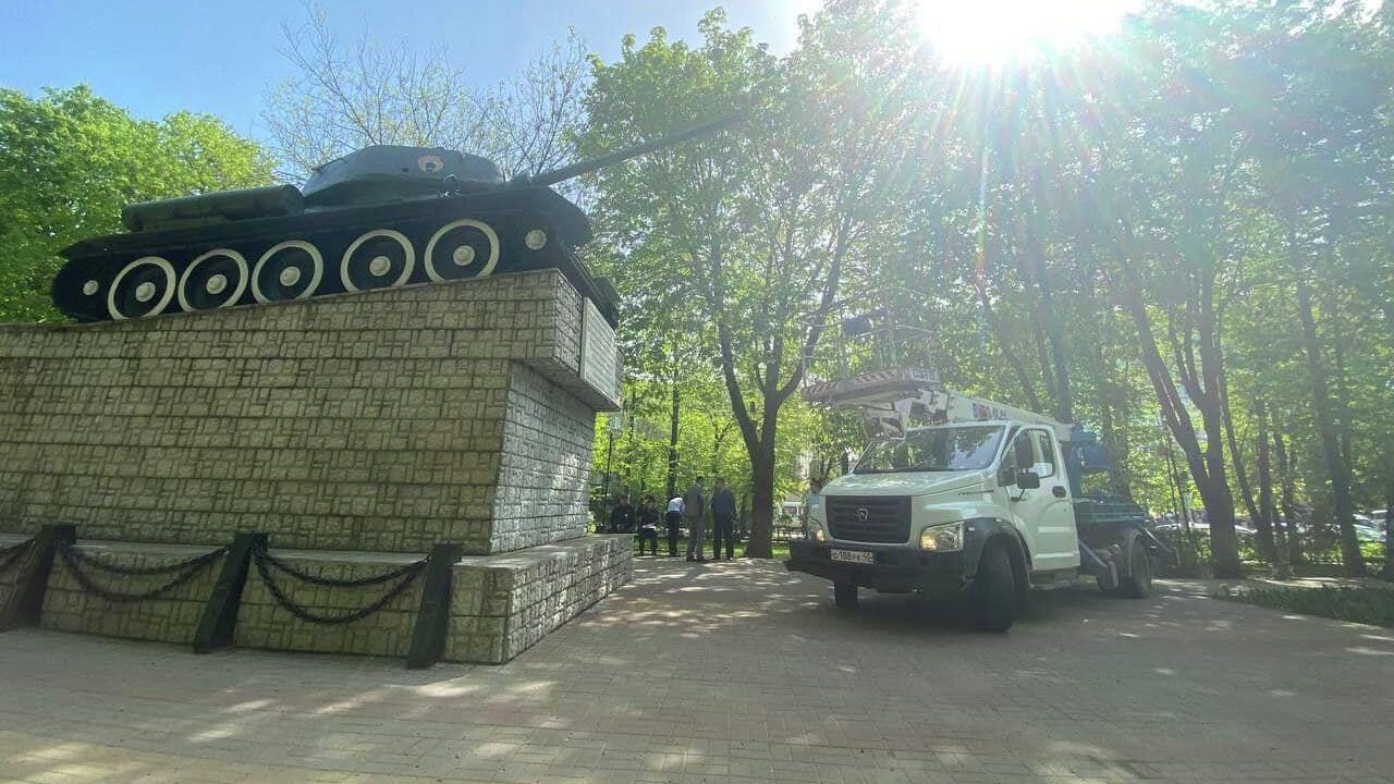 Памятник воинам-освободителям Танк в Калуге - РИА Новости, 1920, 17.05.2021