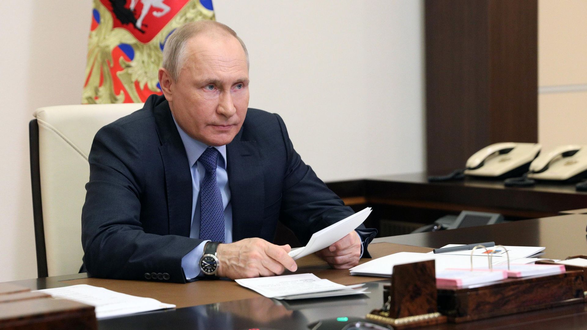 Президент РФ Владимир Путин проводит заседание Российского организационного комитета Победа Президент РФ Владимир Путин проводит заседание Российского организационного комитета Победа - РИА Новости, 1920, 20.05.2021