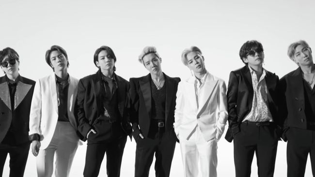 Кадр из клипа BTS Butter