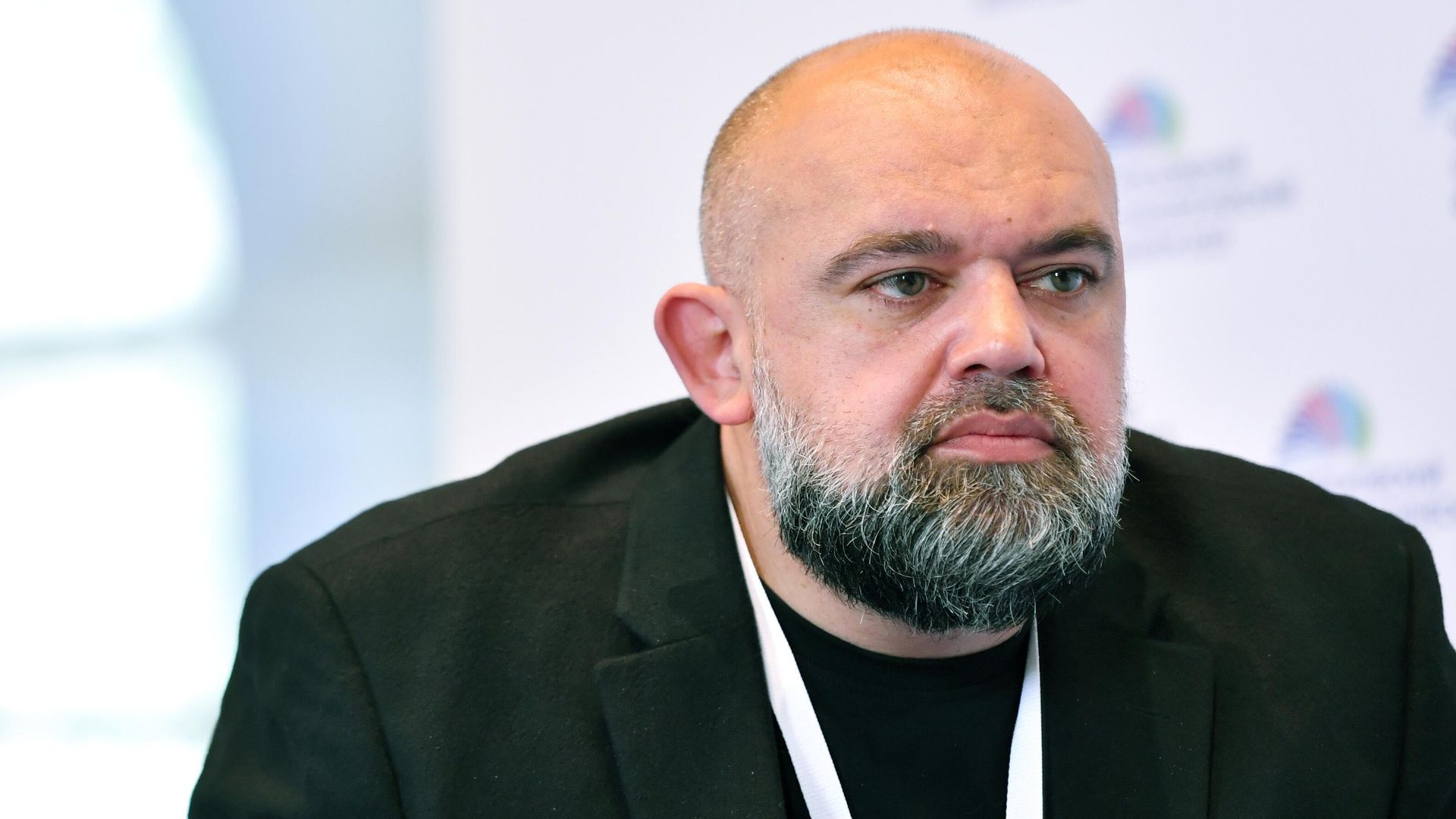 Главный врач больницы №40 Денис Проценко на первом Московском международном онкологический форуме Главный врач больницы №40 Денис Проценко на первом Московском международном онкологический форуме - РИА Новости, 1920, 17.06.2021