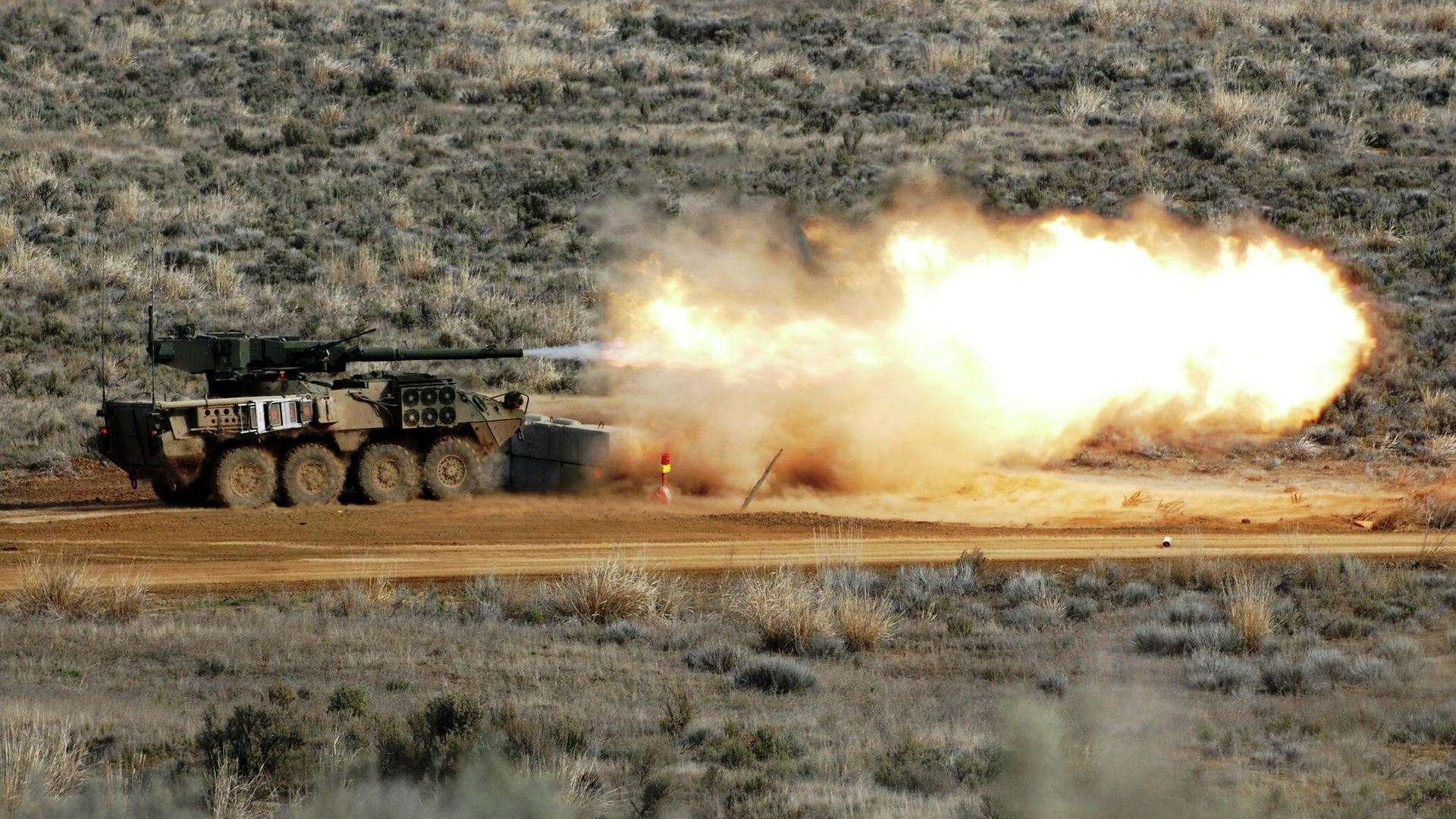 Артиллерийская самоходка Stryker M1128 Mobile Gun System - РИА Новости, 1920, 10.01.2023