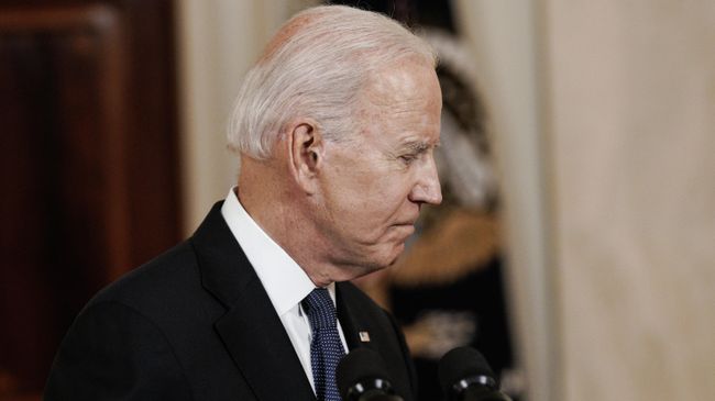 Президент США Джо Байден выступает в Белом доме с кратким заявлением по ситуации в зоне конфликта на Ближнем Востоке
