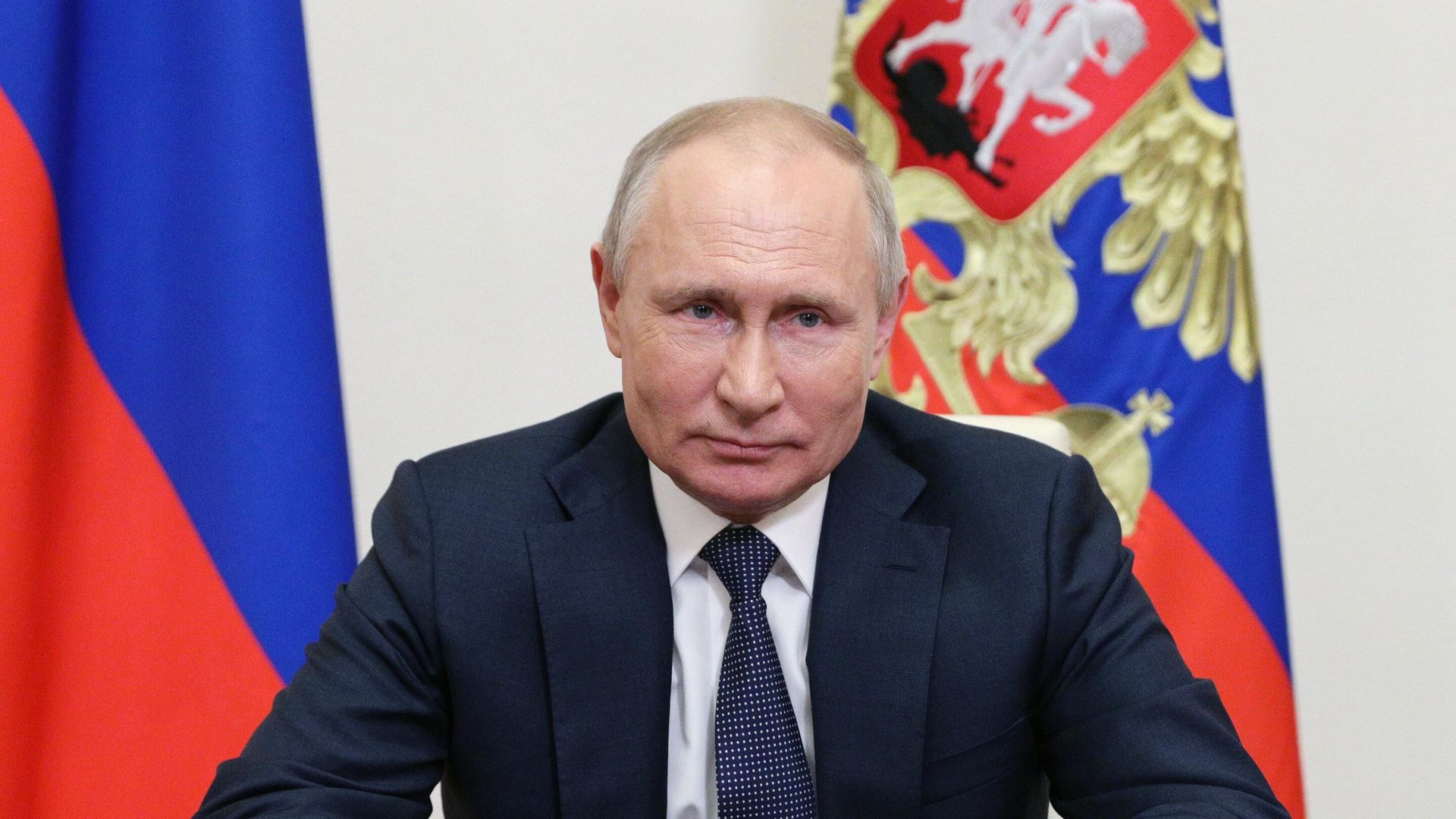 Президент РФ Владимир Путин выступает с видеоприветствием к участникам онлайн-марафона Новое знание - РИА Новости, 1920, 28.05.2021