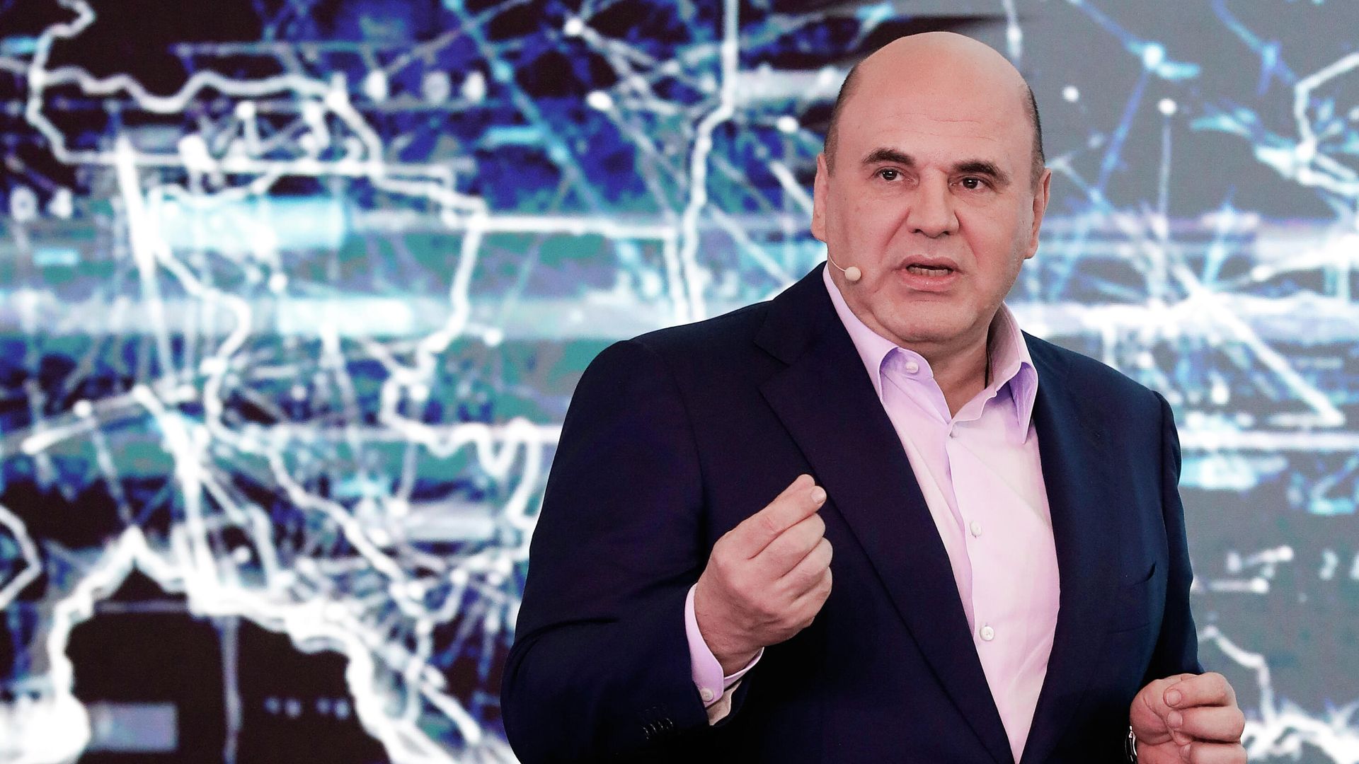 Председатель правительства РФ Михаил Мишустин выступает по видеосвязи на просветительском марафоне общества Новое Знание в Москве Председатель правительства РФ Михаил Мишустин выступает по видеосвязи на просветительском марафоне общества Новое Знание в Москве - РИА Новости, 1920, 22.05.2021