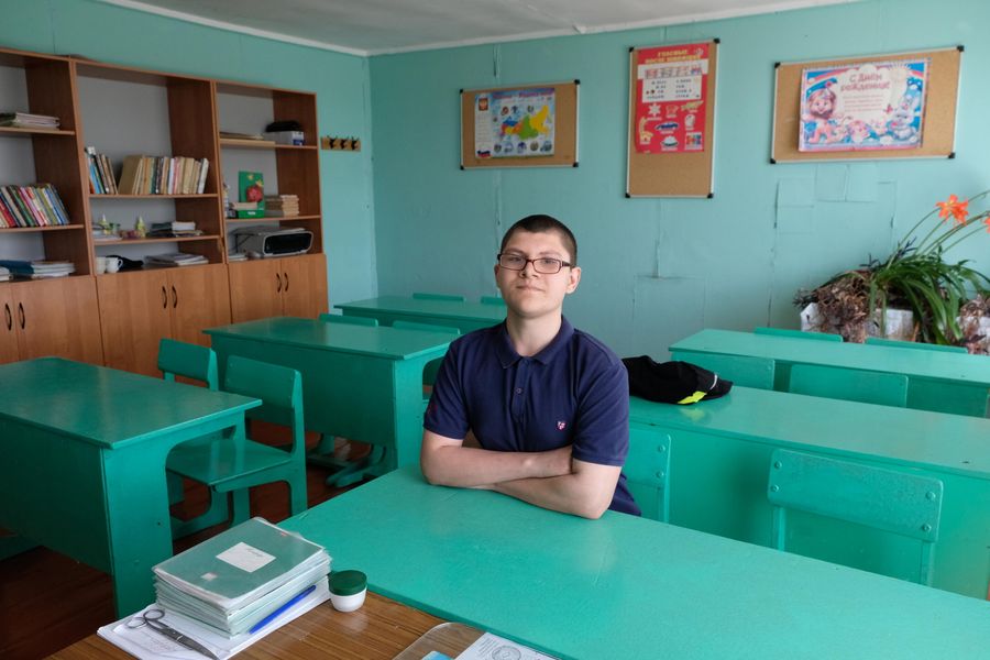 Единственный выпускник Садовской школы Единственный выпускник Садовской школы