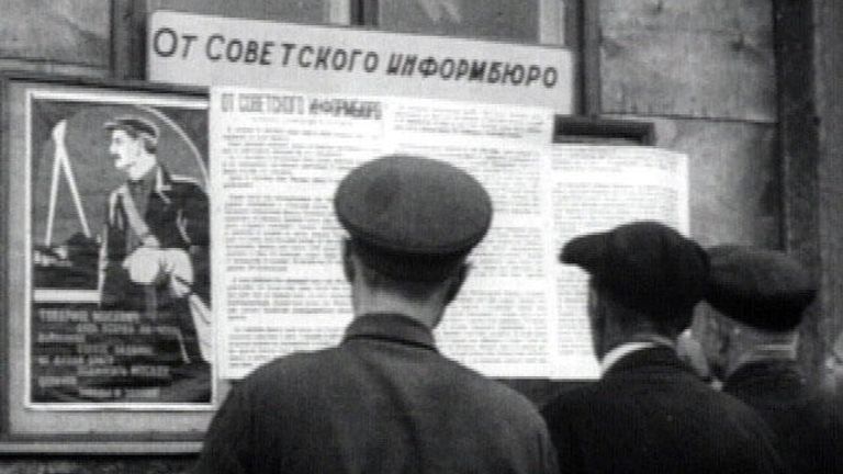 Работа Советского информбюро в годы ВОВ Работа Советского информбюро в годы ВОВ