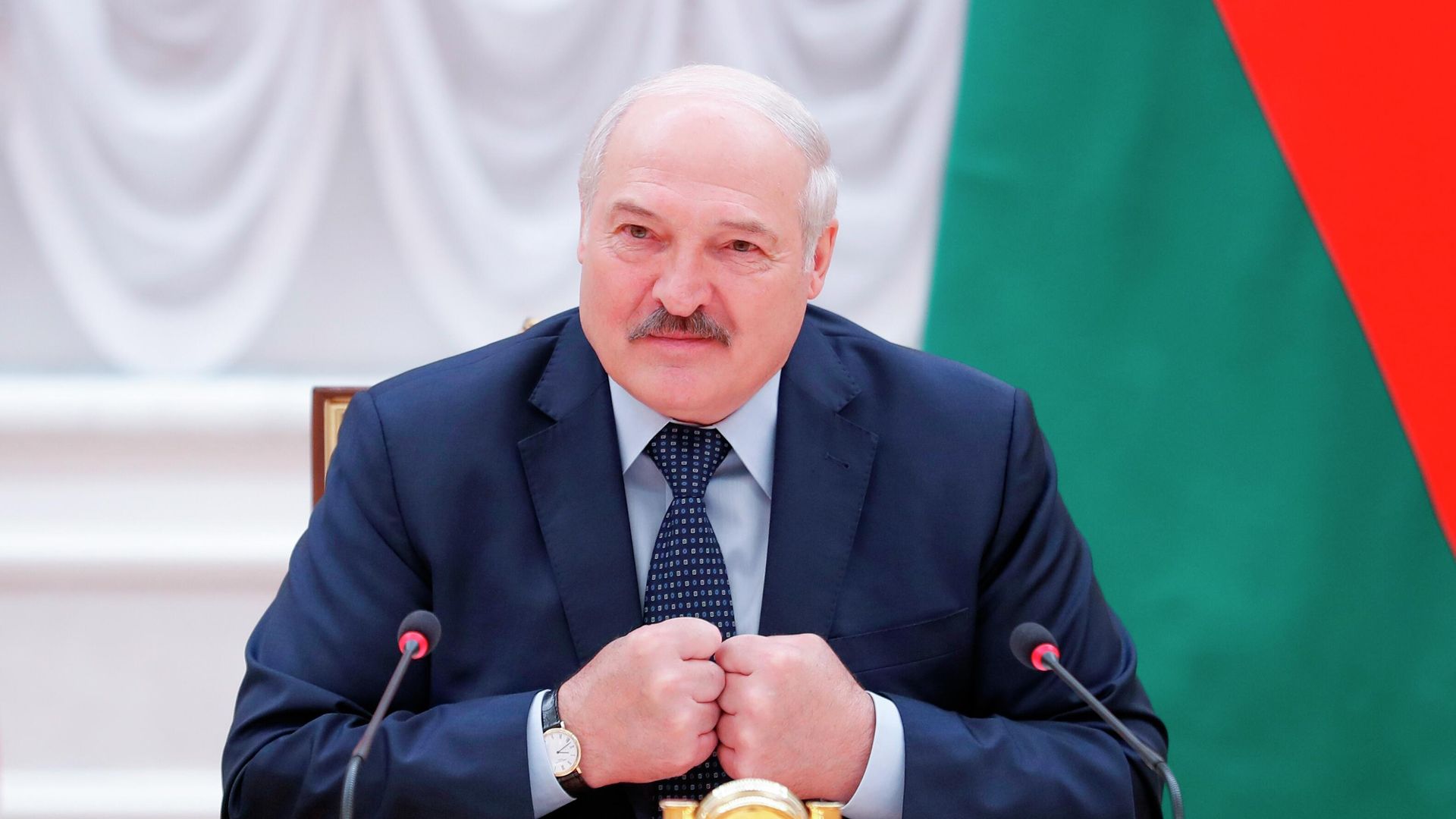 Президент Белоруссии Александр Лукашенко принимает участие в заседании Совета глав правительств СНГ Президент Белоруссии Александр Лукашенко принимает участие в заседании Совета глав правительств СНГ - РИА Новости, 1920, 13.08.2021