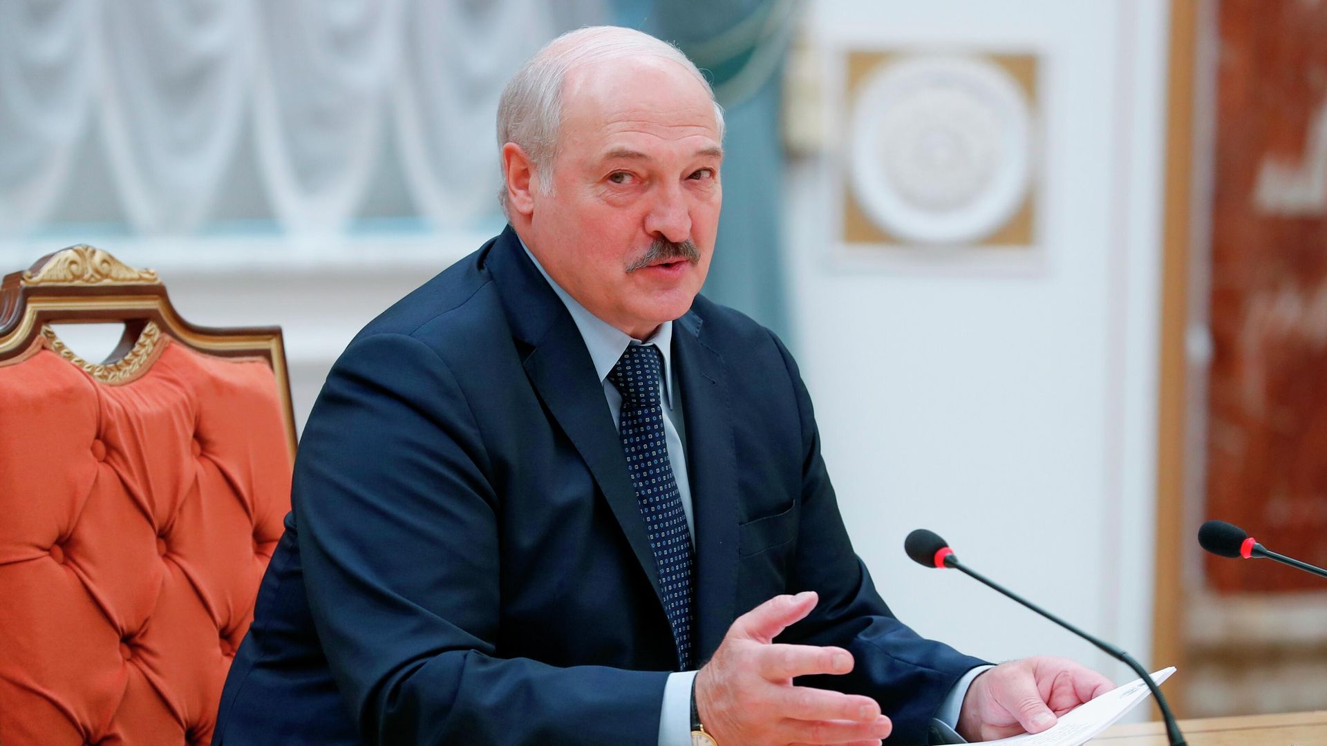 Президент Белоруссии Александр Лукашенко принимает участие в заседании Совета глав правительств СНГ Президент Белоруссии Александр Лукашенко принимает участие в заседании Совета глав правительств СНГ - РИА Новости, 1920, 01.07.2021