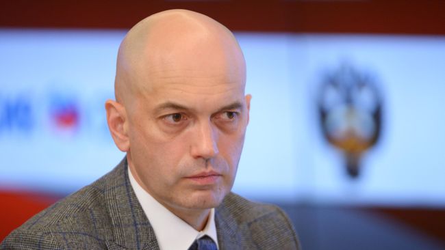 Заместитель министра спорта РФ Азат Кадыров на итоговом заседании коллегии Минспорта России.