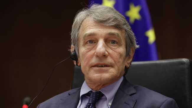 Председатель Европарламента Давид Сассоли 