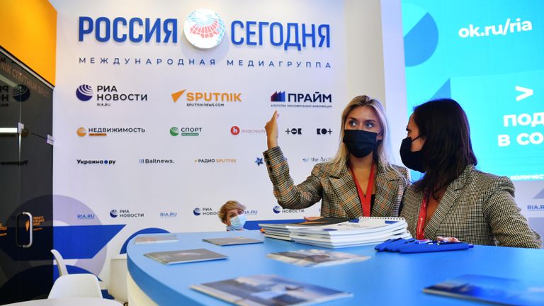 Стенд МИА Россия сегодня на Петербургском международном экономическом форуме - 2021 Стенд МИА Россия сегодня на Петербургском международном экономическом форуме - 2021