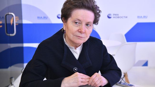 Губернатор Ханты-Мансийского автономного округа — Югры Наталья Комарова у стенда МИА Россия сегодня на Петербургском международном экономическом форуме - 2021 Губернатор Ханты-Мансийского автономного округа — Югры Наталья Комарова у стенда МИА Россия сегодня на Петербургском международном экономическом форуме - 2021