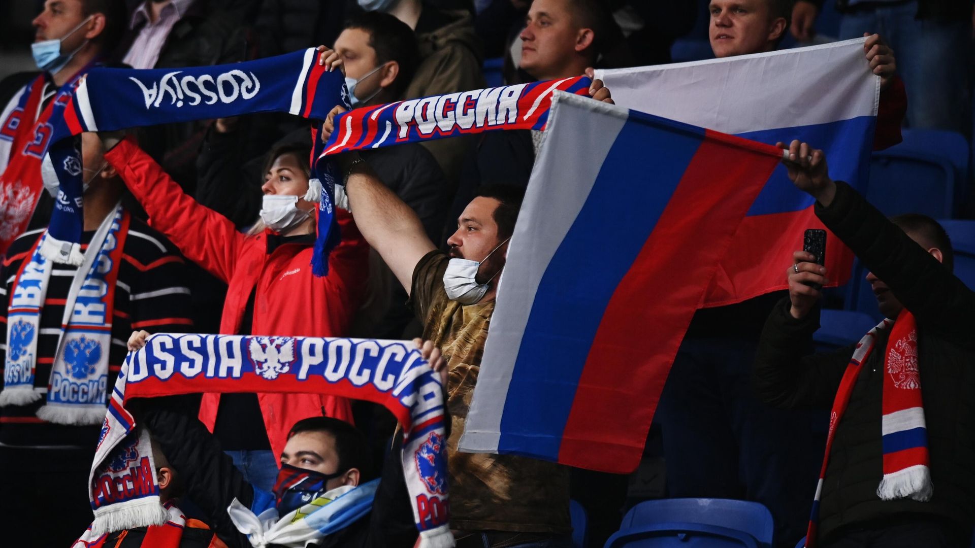 Болельщики сборной России по футболу Болельщики сборной России по футболу - РИА Новости, 1920, 02.06.2021