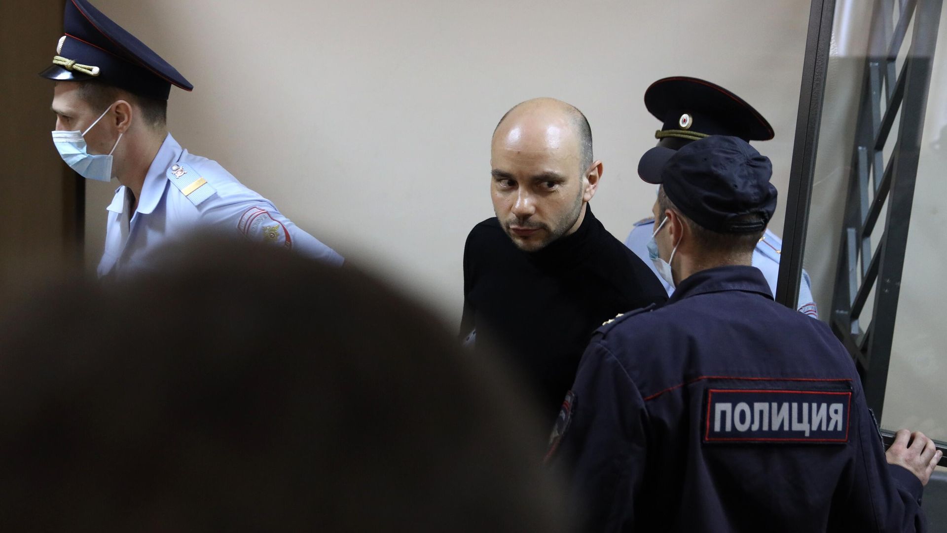 Экс-глава Открытой России Андрей Пивоваров в Первомайском районном суде города Краснодара Экс-глава Открытой России Андрей Пивоваров в Первомайском районном суде города Краснодара - РИА Новости, 1920, 02.06.2021