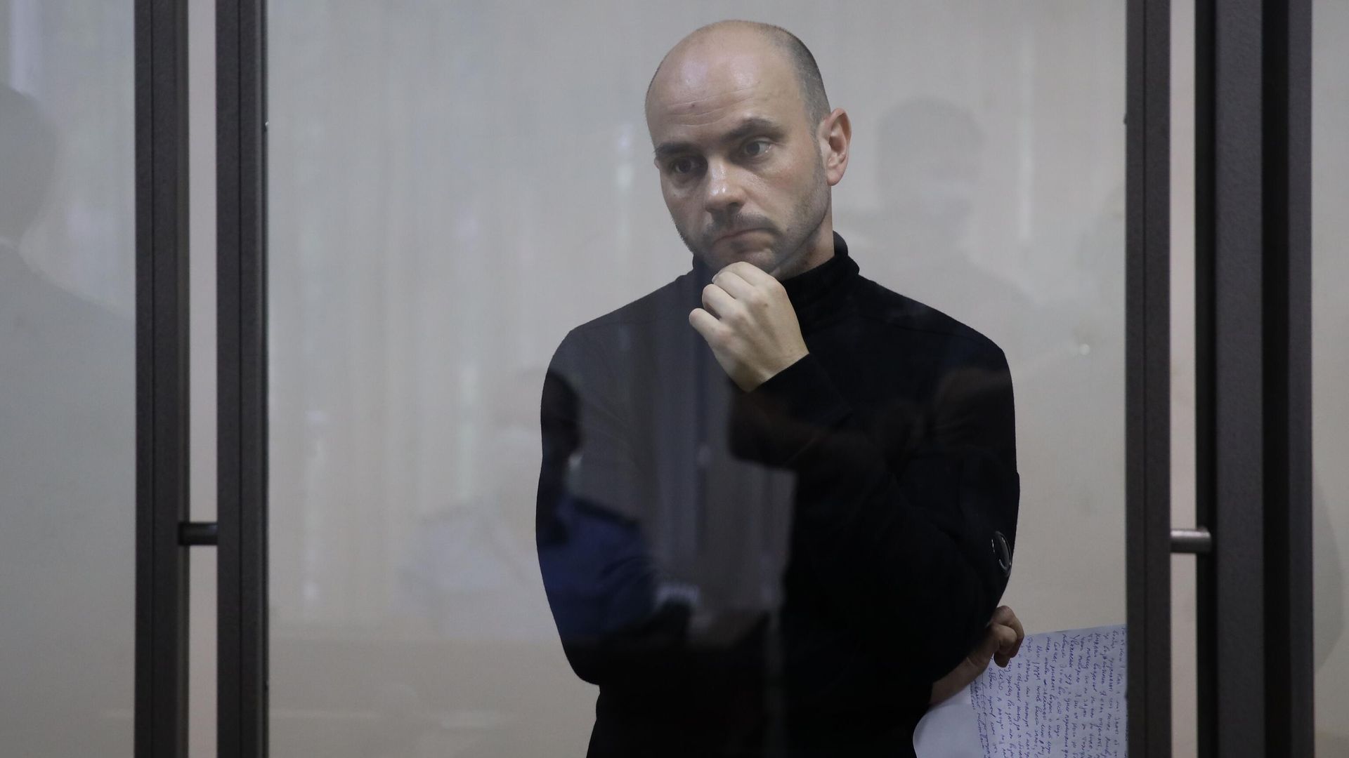 Экс-глава Открытой России Андрей Пивоваров в Первомайском районном суде города Краснодара Экс-глава Открытой России Андрей Пивоваров в Первомайском районном суде города Краснодара - РИА Новости, 1920, 11.11.2021
