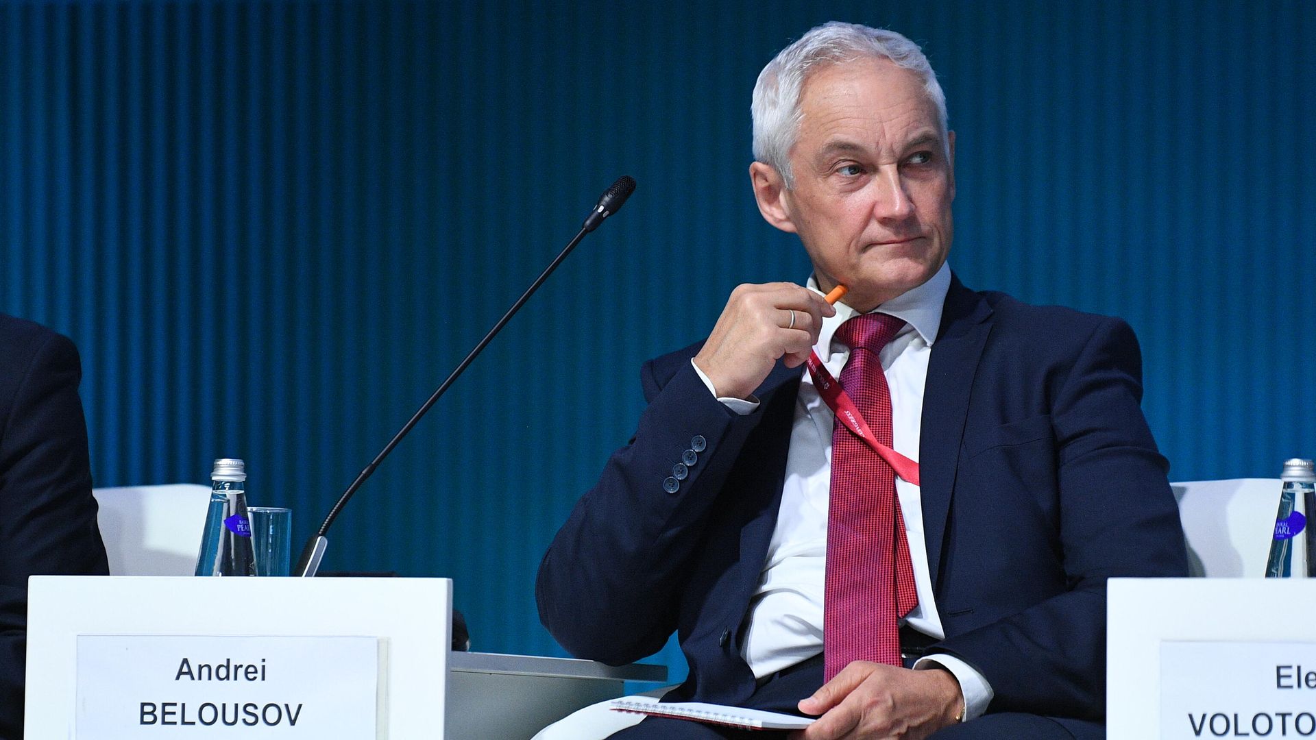 Первый заместитель председателя правительства РФ Андрей Белоусов на Петербургском международном экономическом форуме - 2021 Первый заместитель председателя правительства РФ Андрей Белоусов на Петербургском международном экономическом форуме - 2021 - РИА Новости, 1920, 05.06.2021