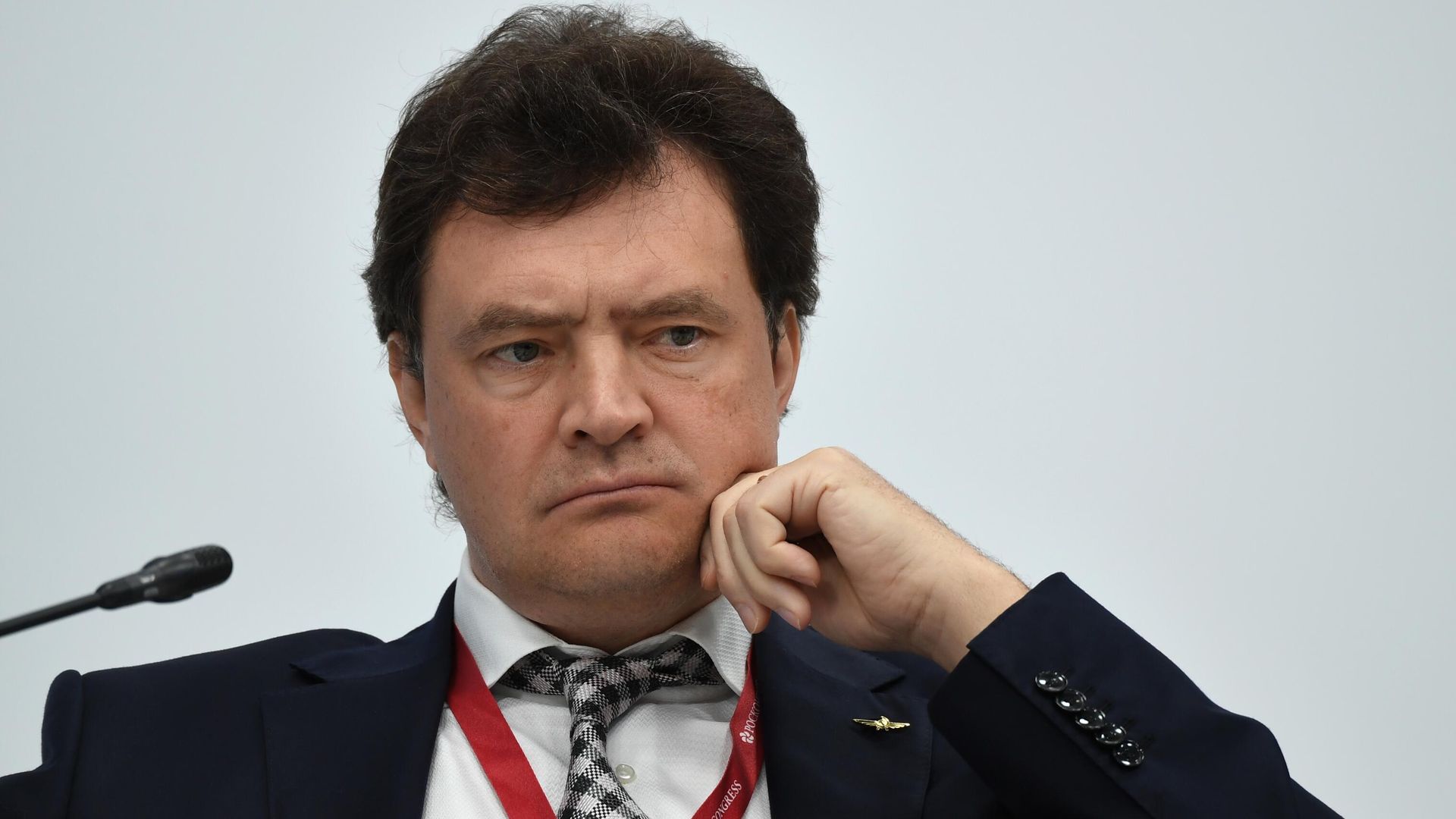 Генеральный директор ПАО Аэрофлот Михаил Полубояринов на пленарной сессии Транспортный каркас экономики на ПМЭФ-2021 - РИА Новости, 1920, 14.09.2021