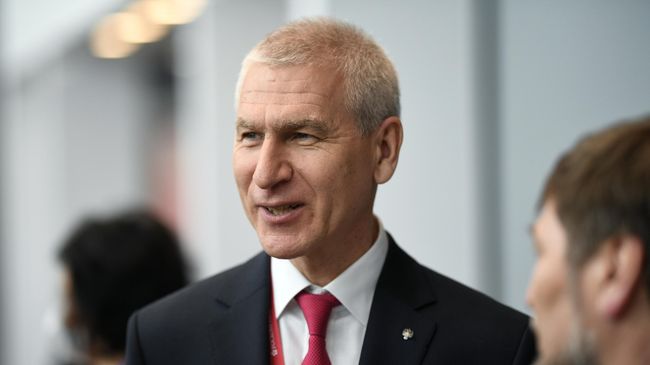 Министр спорта РФ Олег Матыцин на Петербургском международном экономическом форуме - 2021 в конгрессно-выставочном центре Экспофорум