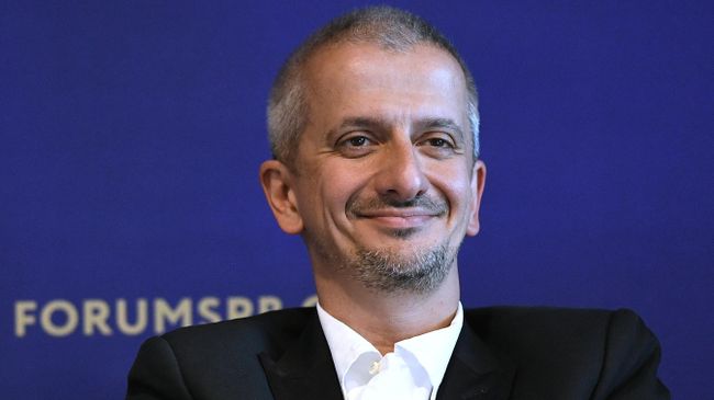 Режиссер, художественный руководитель театра на Малой Бронной Константин Богомолов на ПМЭФ-2021