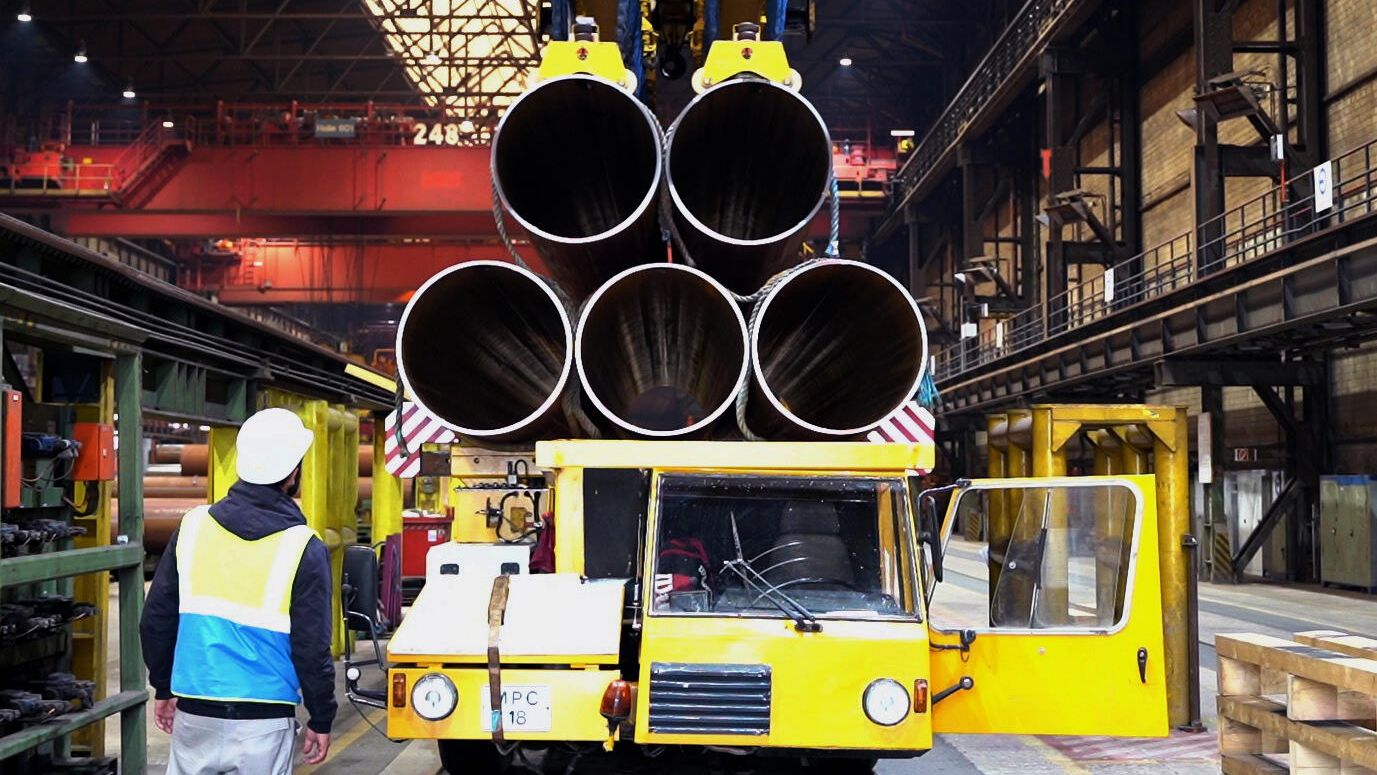 Трубы для строительства газопровода Baltic Pipe Трубы для строительства газопровода Baltic Pipe - РИА Новости, 1920, 01.08.2021