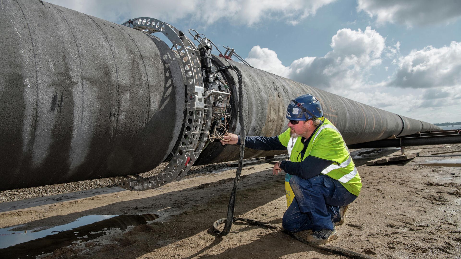 Подготовка к строительству газопровода Baltic Pipe Подготовка к строительству газопровода Baltic Pipe - РИА Новости, 1920, 09.06.2021