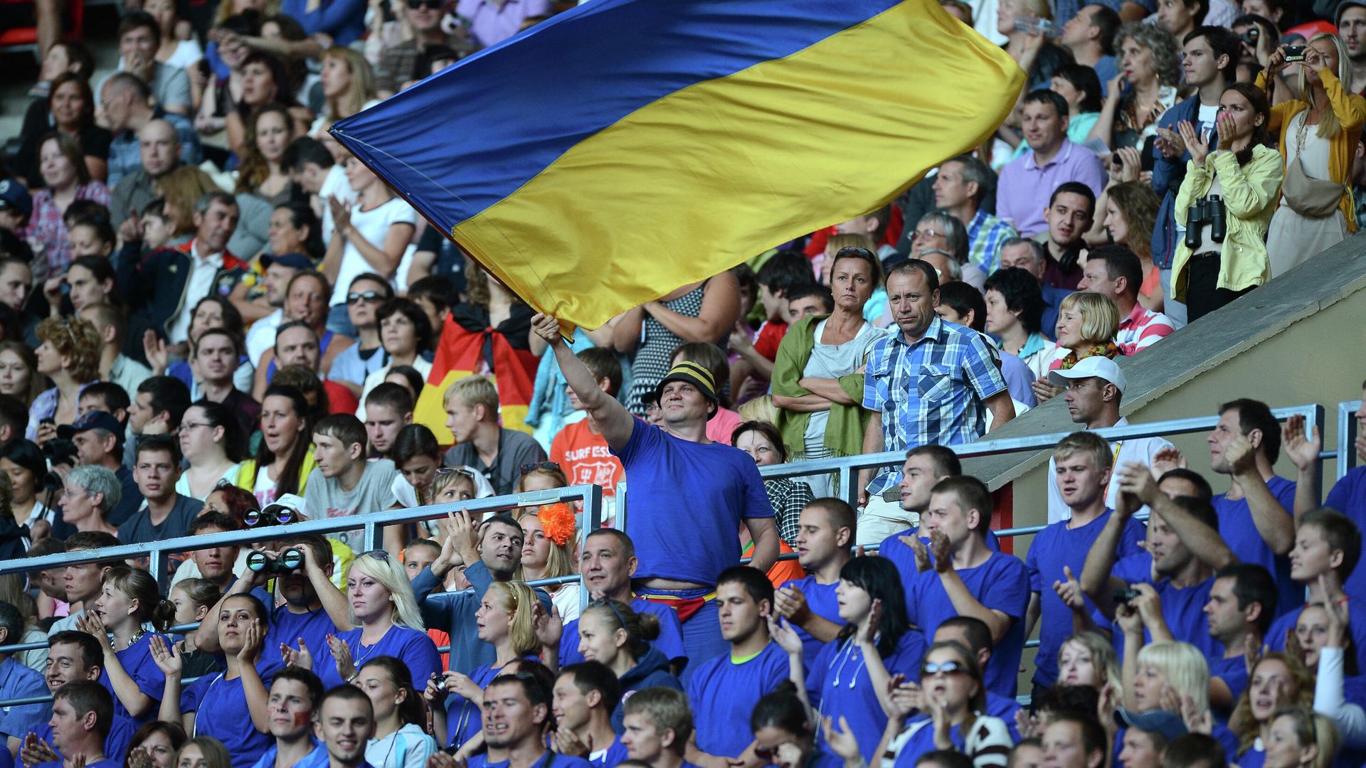 Украинские болельщики - РИА Новости, 1920, 06.06.2021