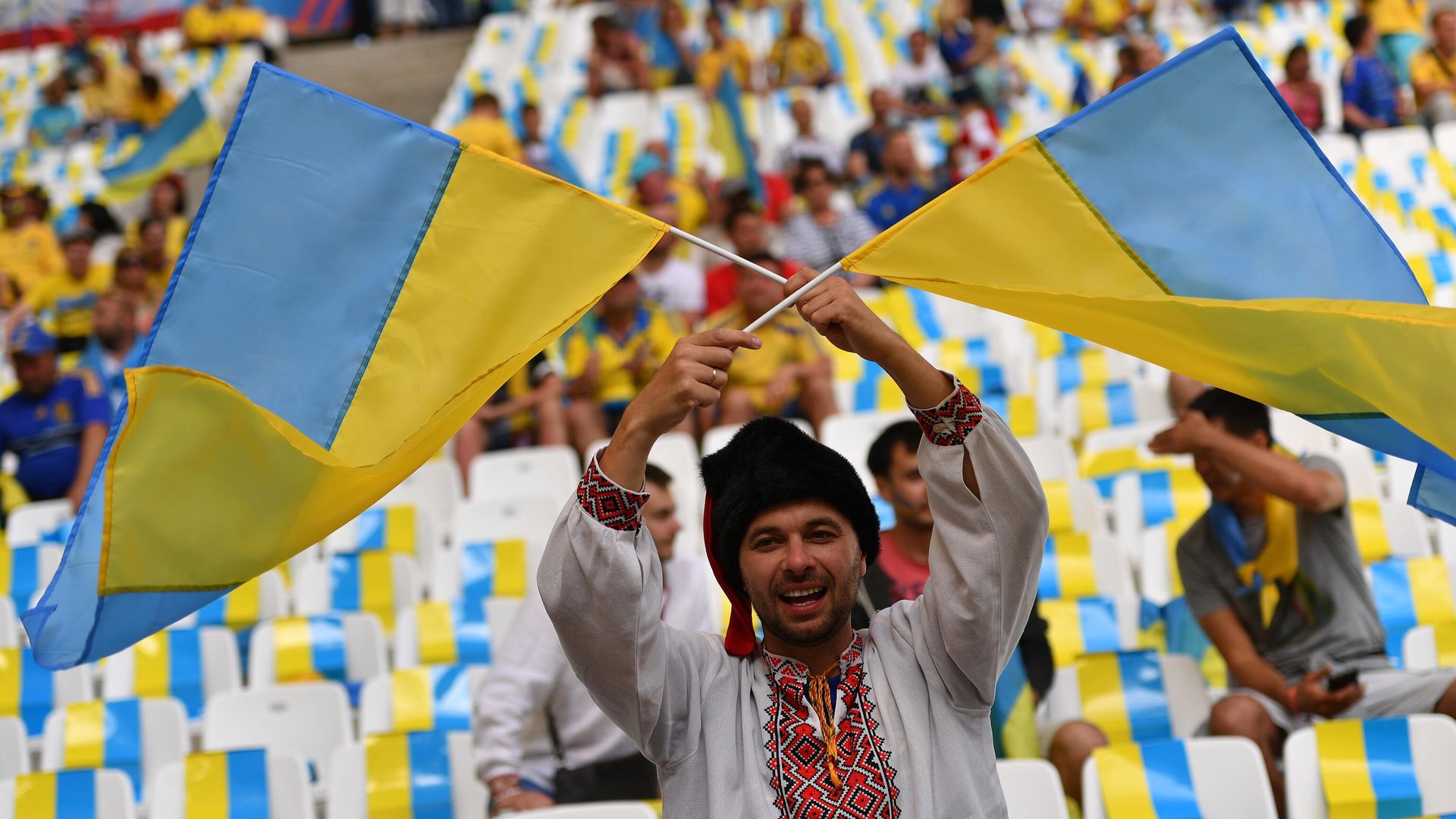 Украинский болельщик Украинский болельщик - РИА Новости, 1920, 07.06.2021