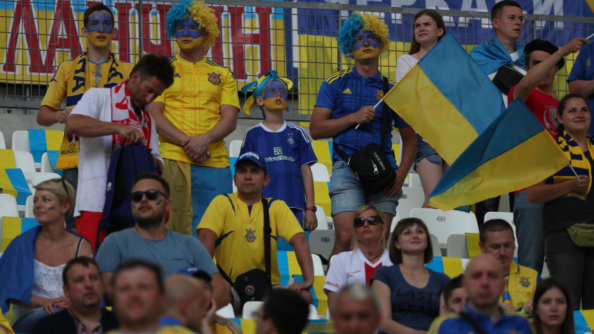 Украинские болельщики - РИА Новости, 1920, 07.06.2021