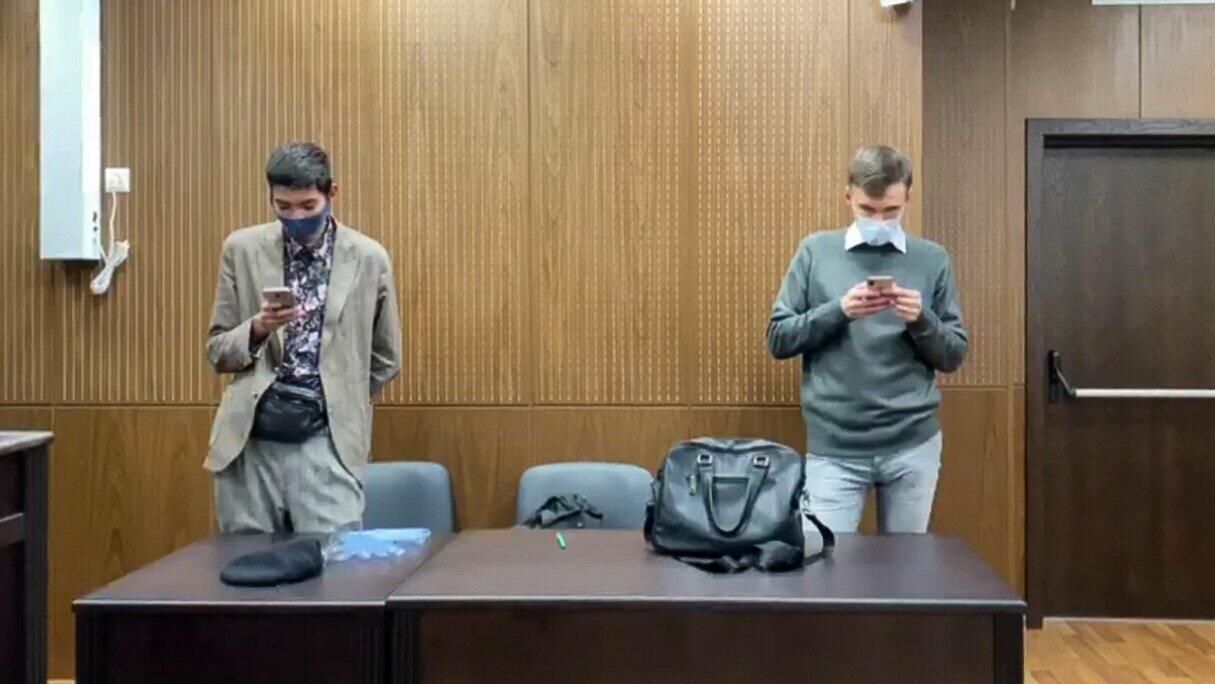 Акционист Павел Крисевич в зале заседаний Тверского районного суда Москвы Акционист Павел Крисевич в зале заседаний Тверского районного суда Москвы - РИА Новости, 1920, 13.06.2021