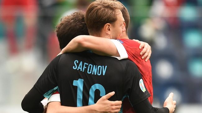 Вратарь сборной России Матвей Сафонов