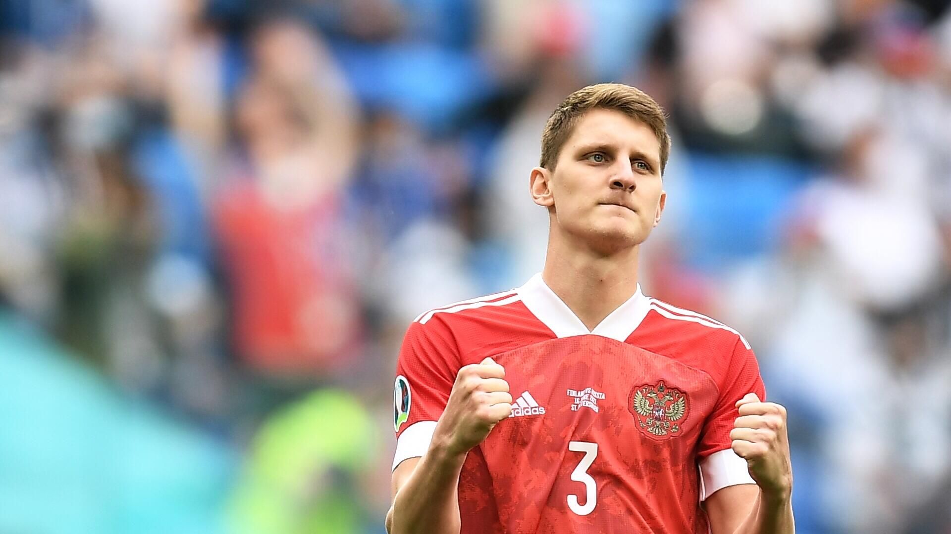Защитник сборной России Игорь Дивеев Защитник сборной России Игорь Дивеев - РИА Новости, 1920, 21.06.2021