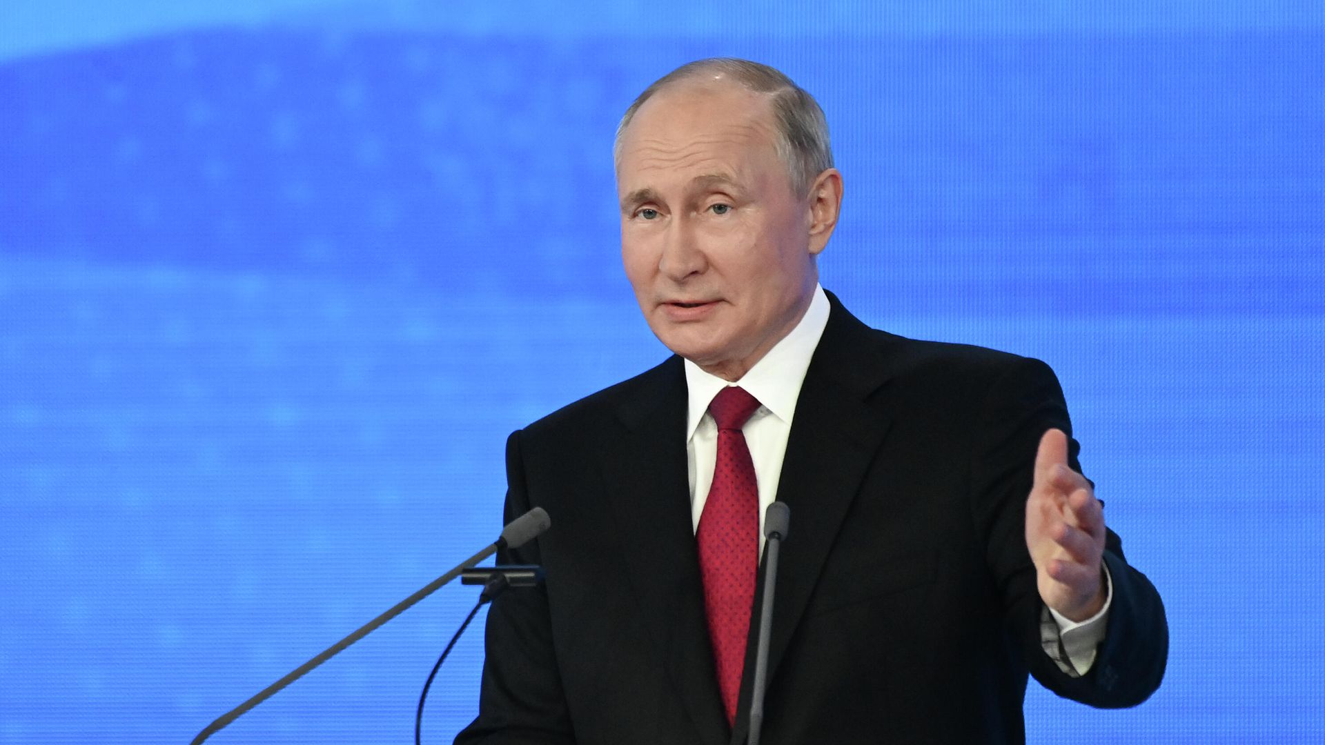 Президент РФ Владимир Путин выступает на пленарном заседании XX Съезда партии Единая Россия Президент РФ Владимир Путин выступает на пленарном заседании XX Съезда партии Единая Россия - РИА Новости, 1920, 24.08.2021