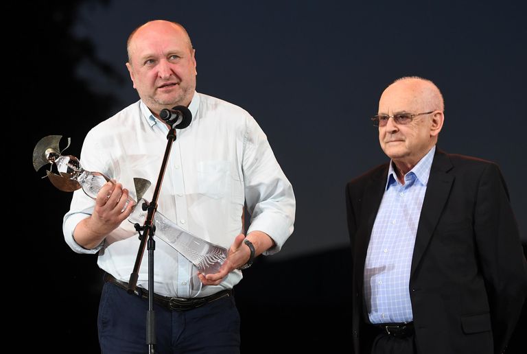 Сергей Женовач и Алексей Бородин на ХХХ церемонии вручения первой театральной премии Хрустальная Турандот Сергей Женовач и Алексей Бородин на ХХХ церемонии вручения первой театральной премии Хрустальная Турандот