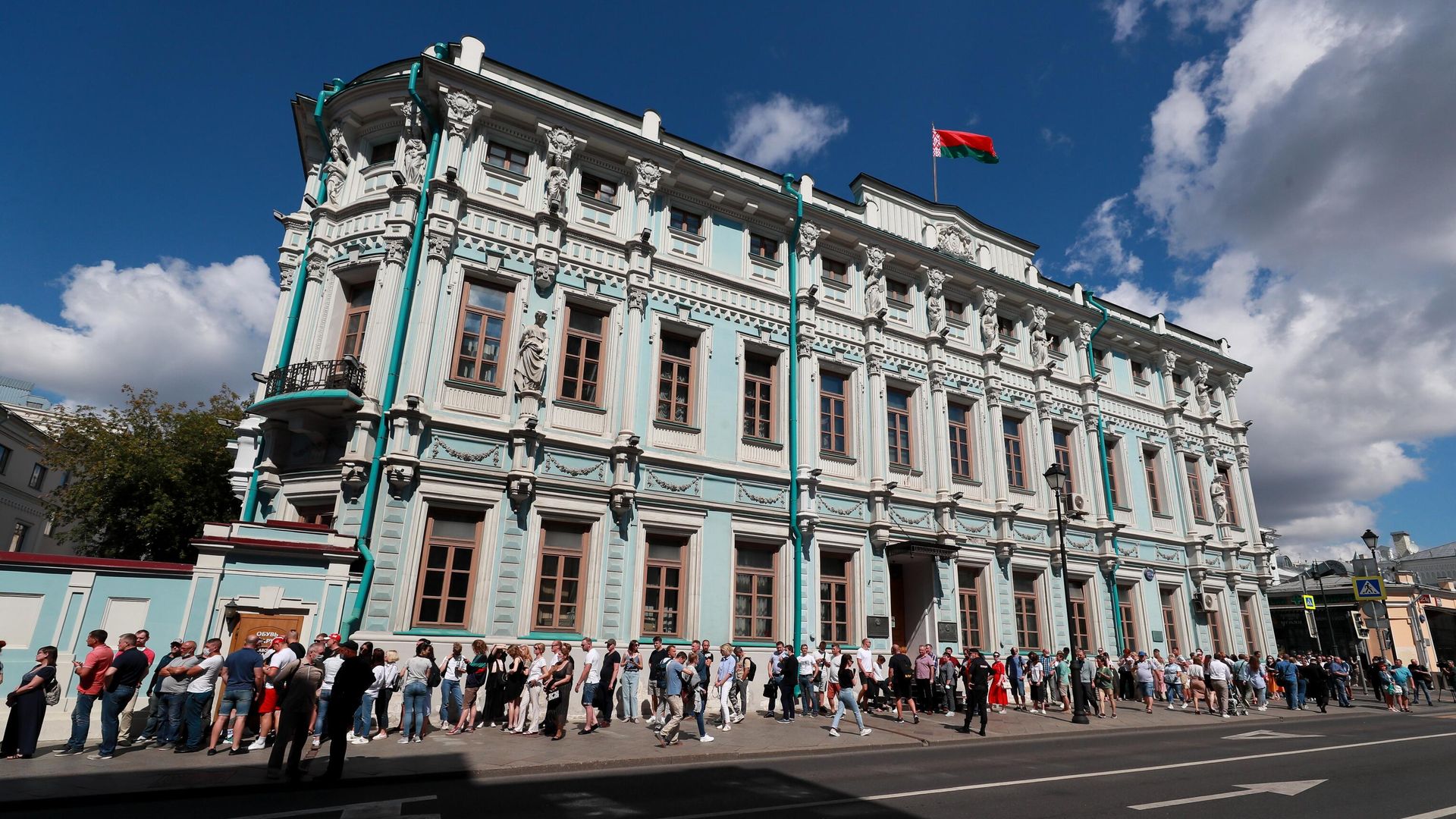 Здание посольства Белорусии в Москве Здание посольства Белорусии в Москве - РИА Новости, 1920, 12.07.2021