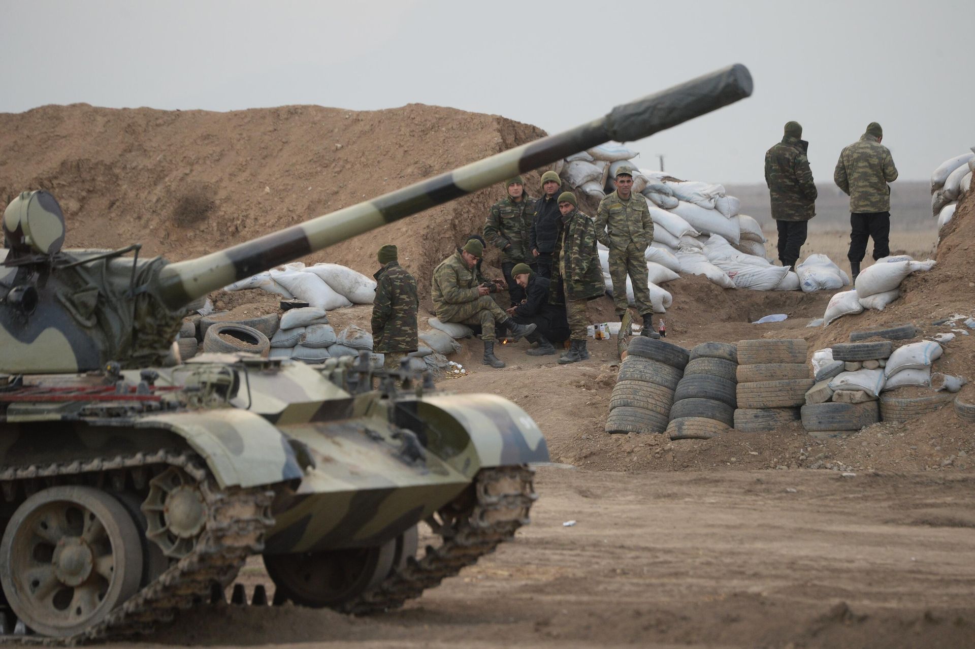 Азербайджанские военнослужащие на территории Агдамского района - РИА Новости, 1920, 26.04.2024