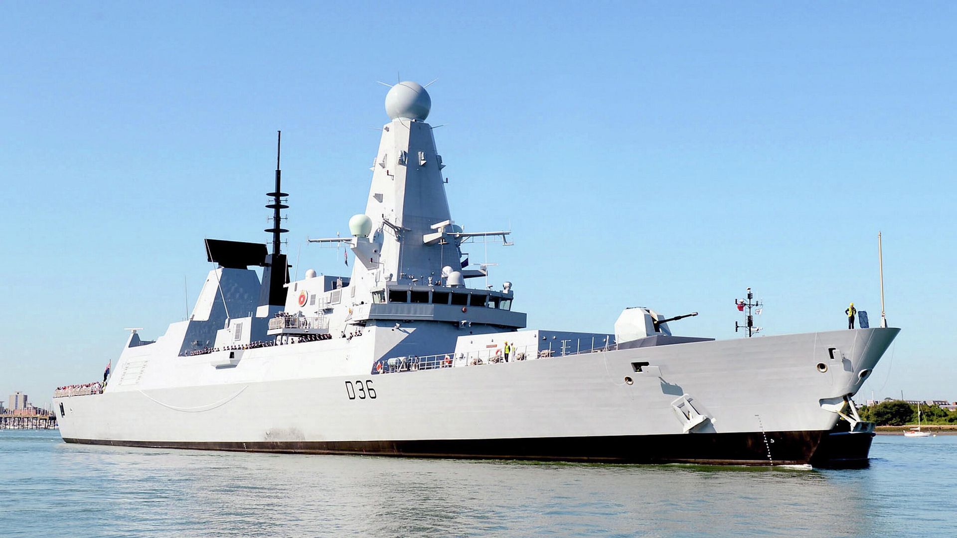 Эсминец Defender Королевских ВМС Великобритании - РИА Новости, 1920, 14.07.2021