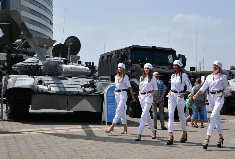 На 10-й Международной выставке вооружения и военной техники MILEX–2021 в Минске На 10-й Международной выставке вооружения и военной техники MILEX–2021 в Минске